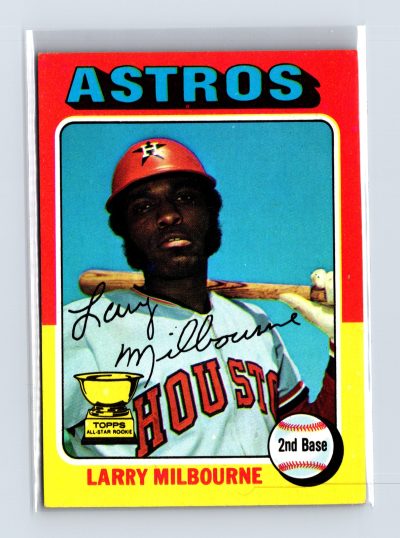 1975 Topps Baseball - SET BREAK - #512 Larry Milbourne (RC)