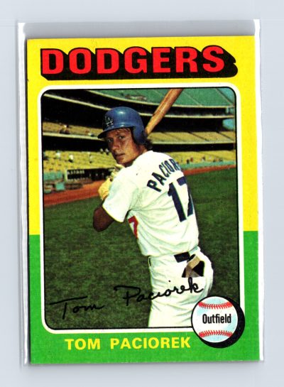 1975 Topps Baseball - SET BREAK - #523 Tom Paciorek