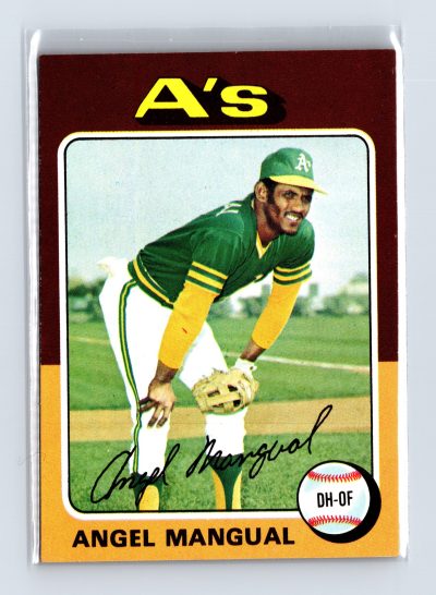 1975 Topps Baseball - SET BREAK - #452 Angel Mangual