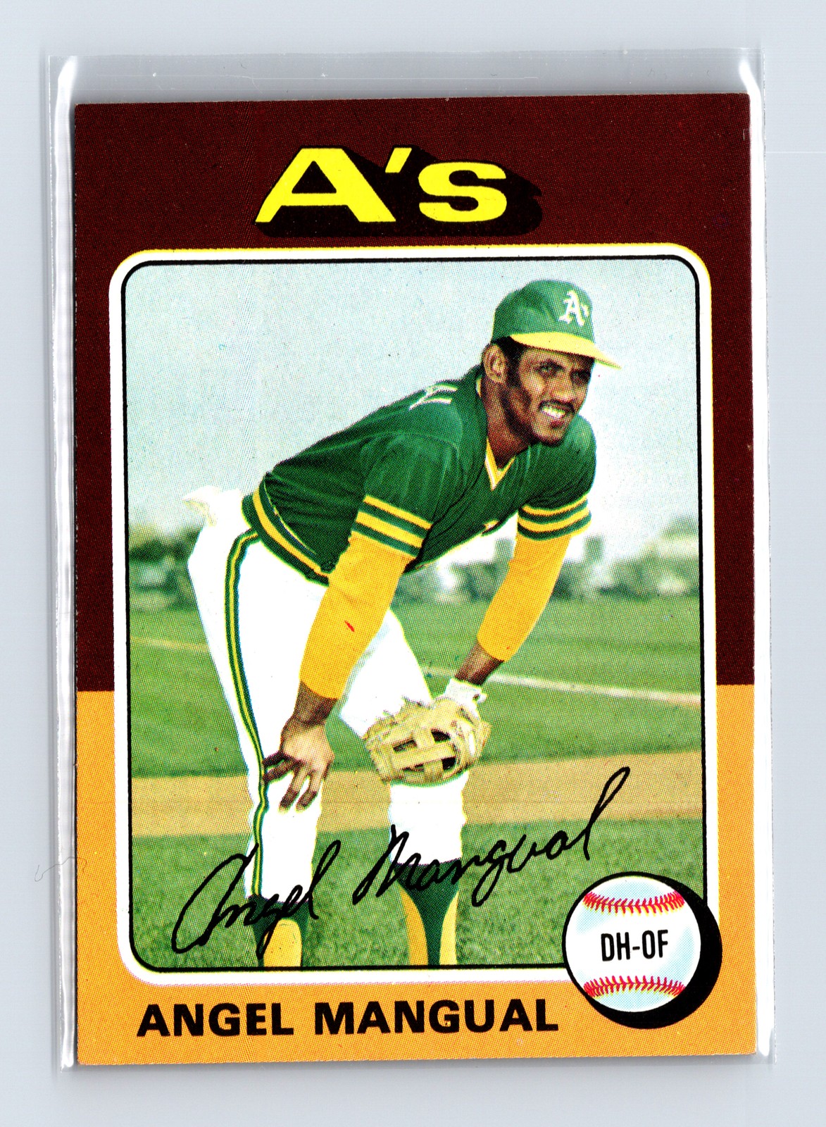 1975 Topps Baseball - SET BREAK - #452 Angel Mangual