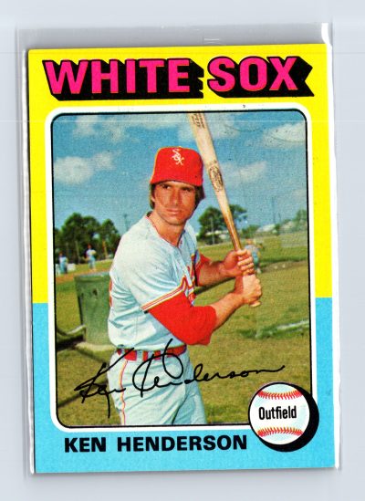 1975 Topps Baseball - SET BREAK - #59 Ken Henderson