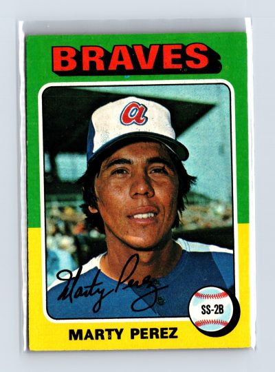 1975 Topps Baseball - SET BREAK - #499 Marty Perez