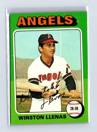 1975 Topps Baseball - SET BREAK - #597 Winston Llenas