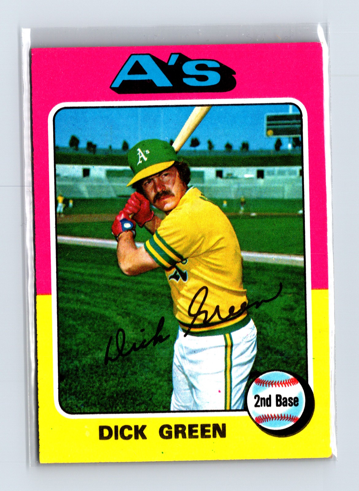 1975 Topps Baseball - SET BREAK - #91 Dick Green
