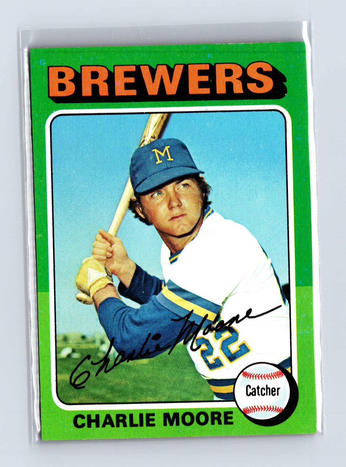 1975 Topps Baseball - SET BREAK - #636 Charlie Moore