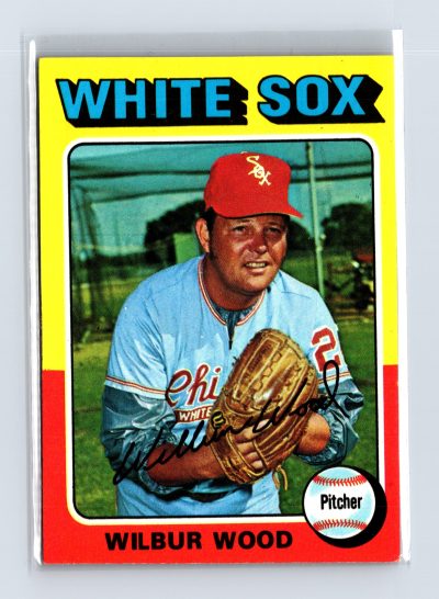 1975 Topps Baseball - SET BREAK - #110 Wilbur Wood