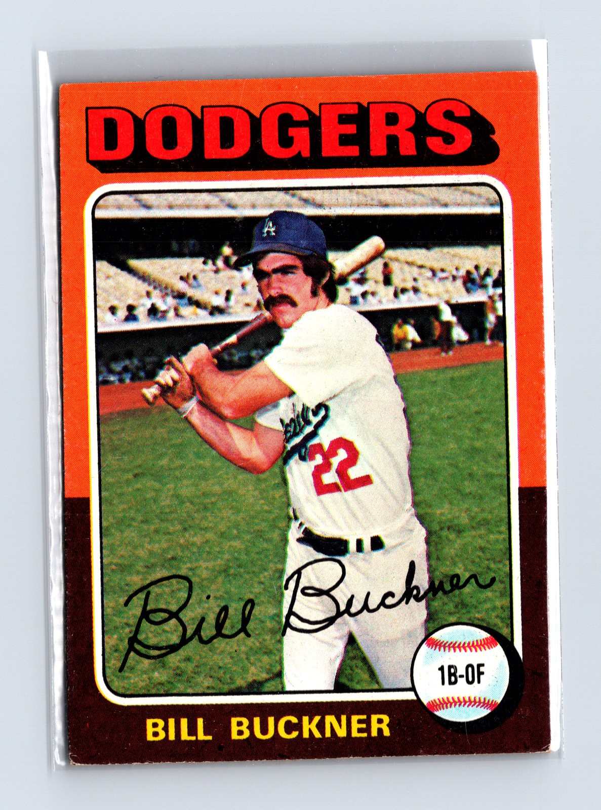 1975 Topps Baseball - SET BREAK - #244 Bill Buckner