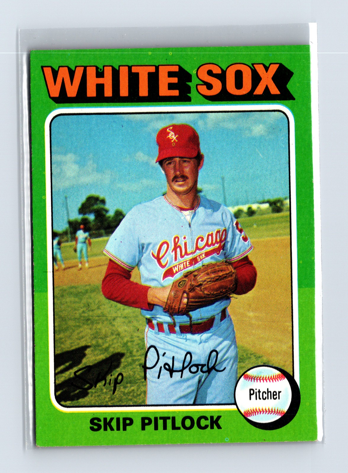 1975 Topps Baseball - SET BREAK - #579 Skip Pitlock