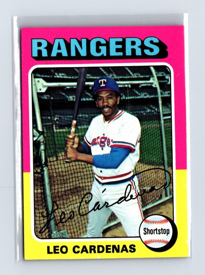 1975 Topps Baseball - SET BREAK - #518 Leo Cardenas