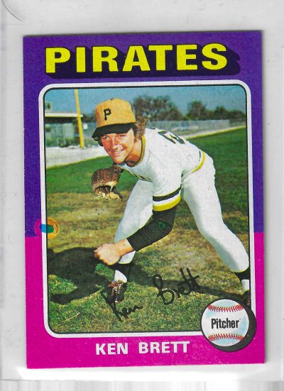 1975 Topps MINI Baseball - SET BREAK - Ken Brett #250