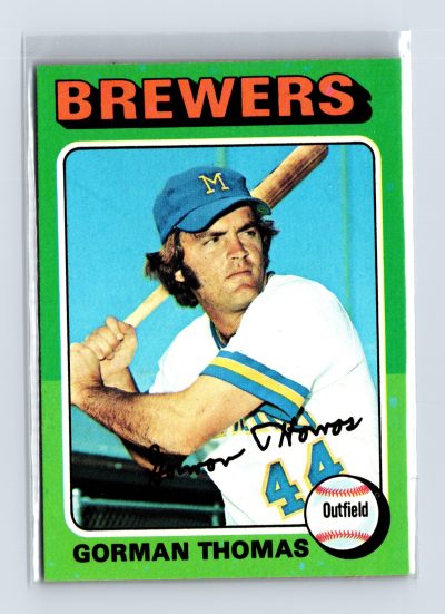 1975 Topps Baseball - SET BREAK - #532 Gorman Thomas