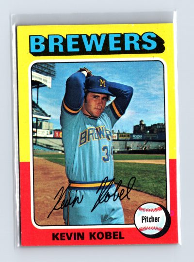 1975 Topps Baseball - SET BREAK - #337 Kevin Kobel