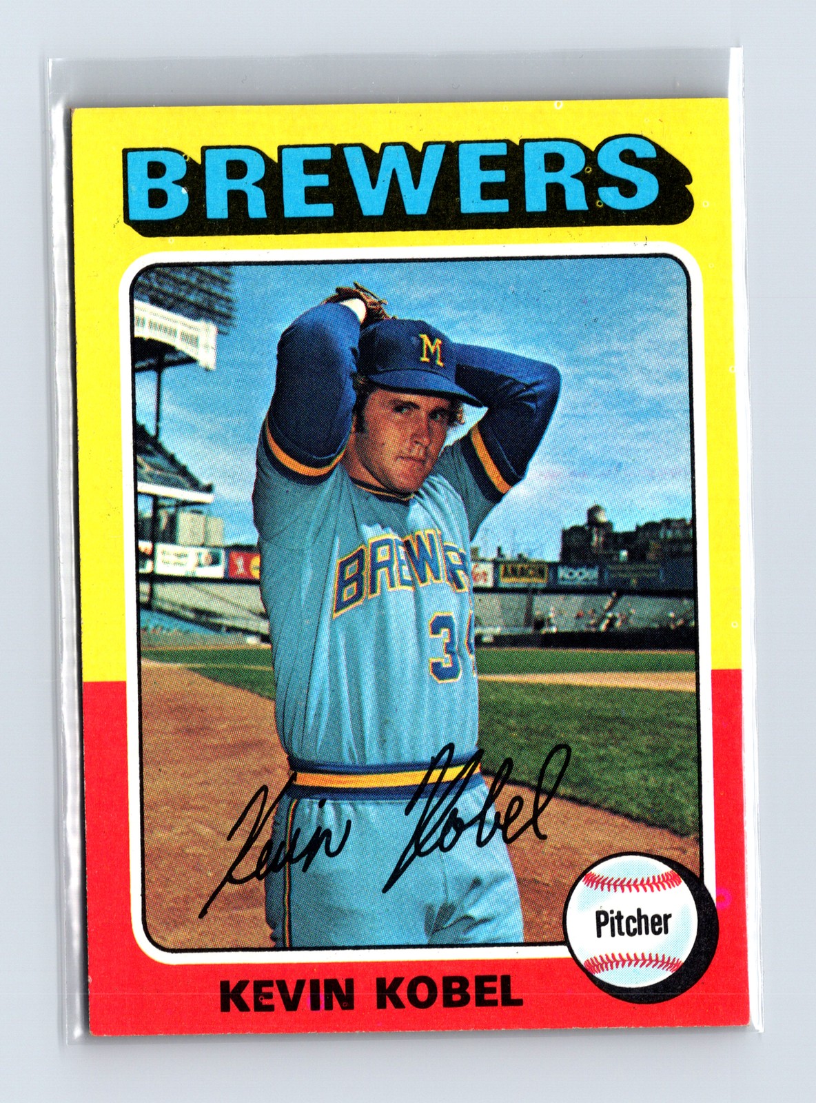 1975 Topps Baseball - SET BREAK - #337 Kevin Kobel
