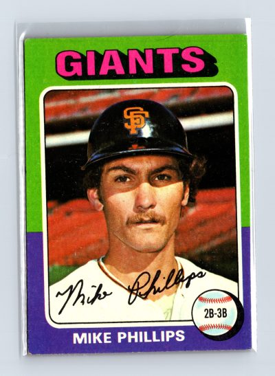 1975 Topps Baseball - SET BREAK - #642 Mike Phillips