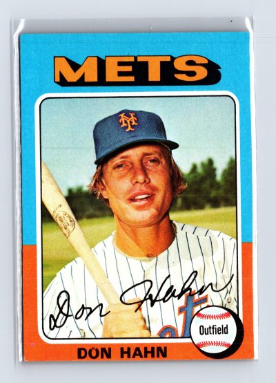 1975 Topps Baseball - SET BREAK - #182 Don Hahn