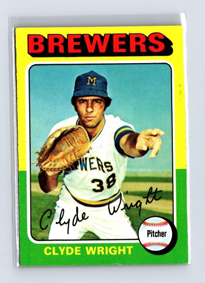 1975 Topps Baseball - SET BREAK - #408 Clyde Wright