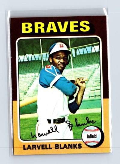 1975 Topps Baseball - SET BREAK - #394 Larvell Blanks