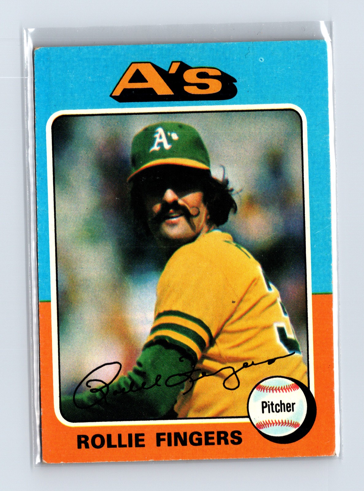 1975 Topps Baseball - SET BREAK - #21 Rollie Fingers (HOF)