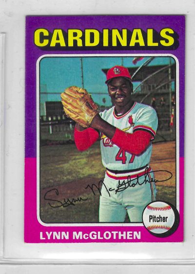 1975 Topps MINI Baseball - SET BREAK - Lynn McGlothen #272