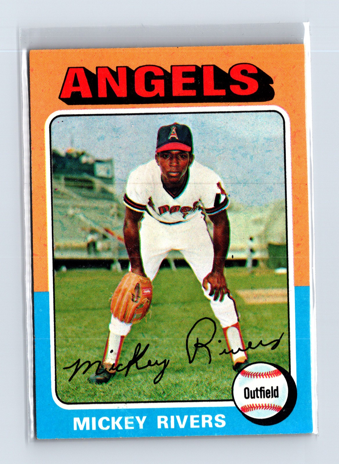 1975 Topps Baseball - SET BREAK - #164 Mickey Rivers