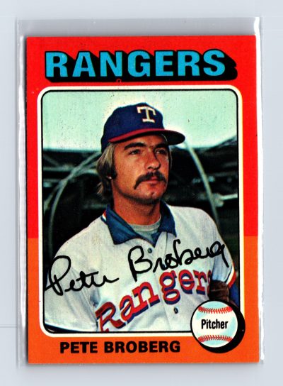 1975 Topps Baseball - SET BREAK - #542 Pete Broberg