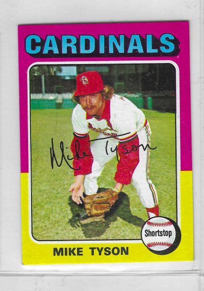 1975 Topps MINI Baseball - SET BREAK - Mike Tyson #231