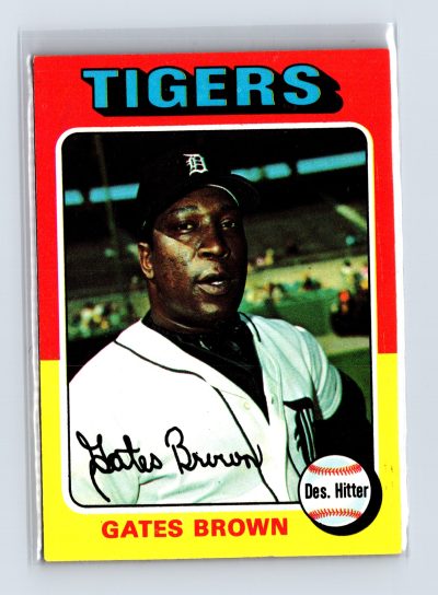 1975 Topps Baseball - SET BREAK - #371 Gates Brown