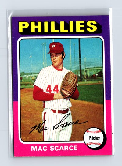 1975 Topps Baseball - SET BREAK - #527 Mac Scarce