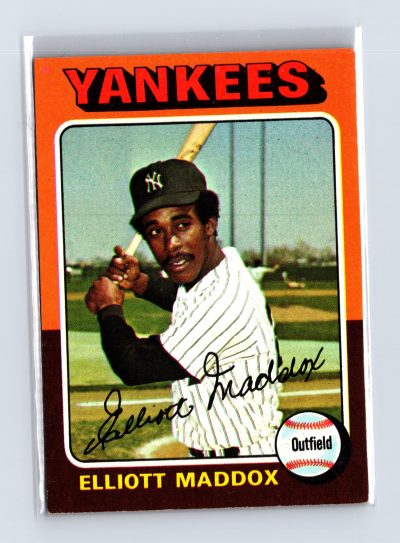 1975 Topps Baseball - SET BREAK - #113 Elliott Maddox