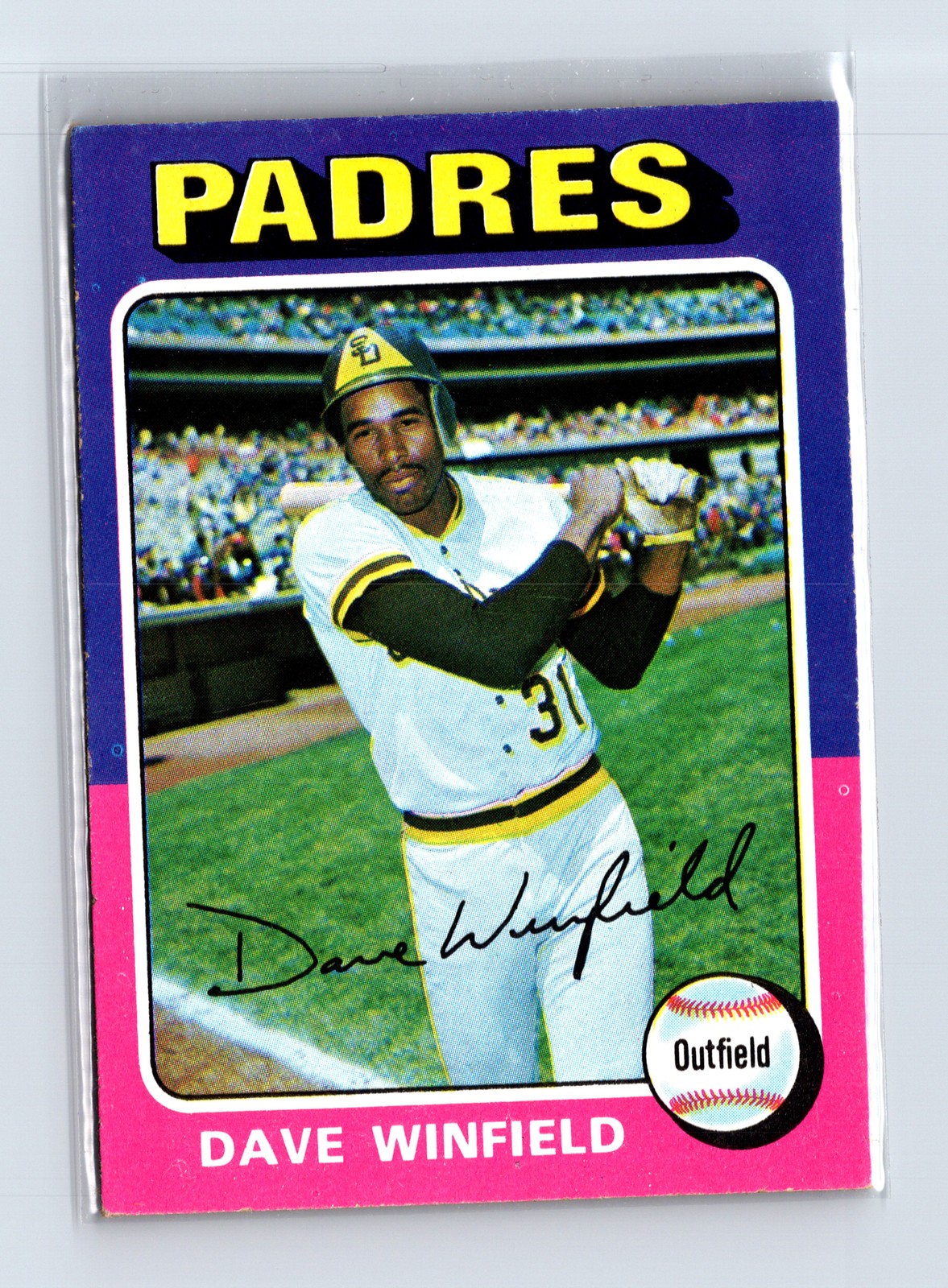 1975 Topps Baseball - SET BREAK - #61 Dave Winfield (HOF)