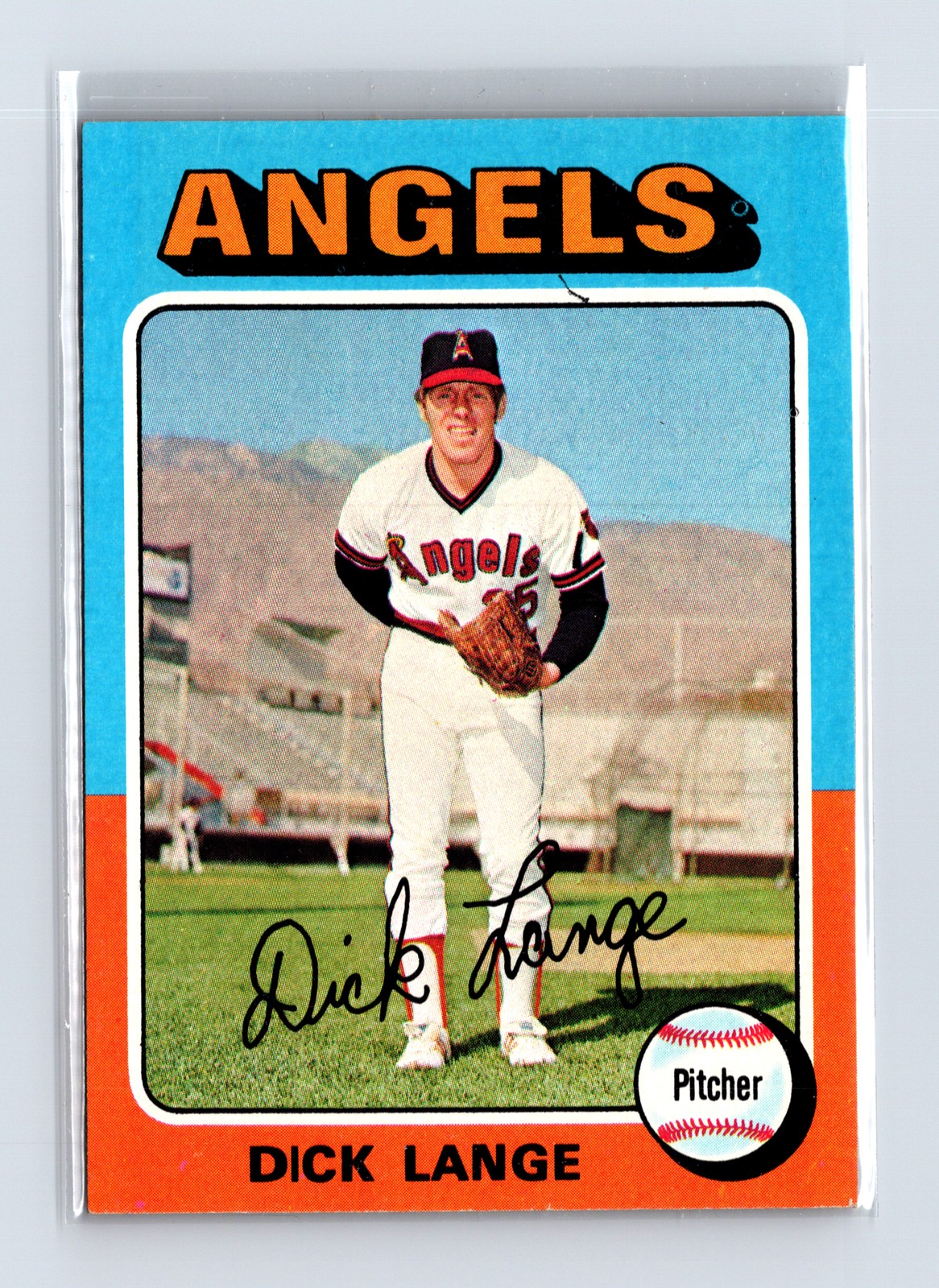1975 Topps Baseball - SET BREAK - #114 Dick Lange