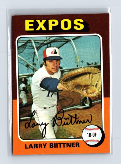 1975 Topps Baseball - SET BREAK - #543 Larry Biittner