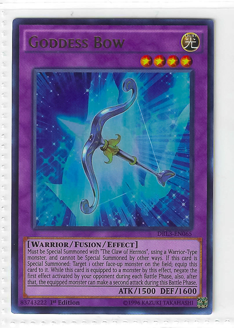Yu-Gi-Oh! Goddess Bow DRL3-EN065 Ultra Rare 1st Edition