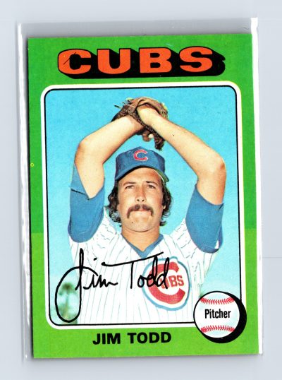 1975 Topps Baseball - SET BREAK - #519 Jim Todd (RC)