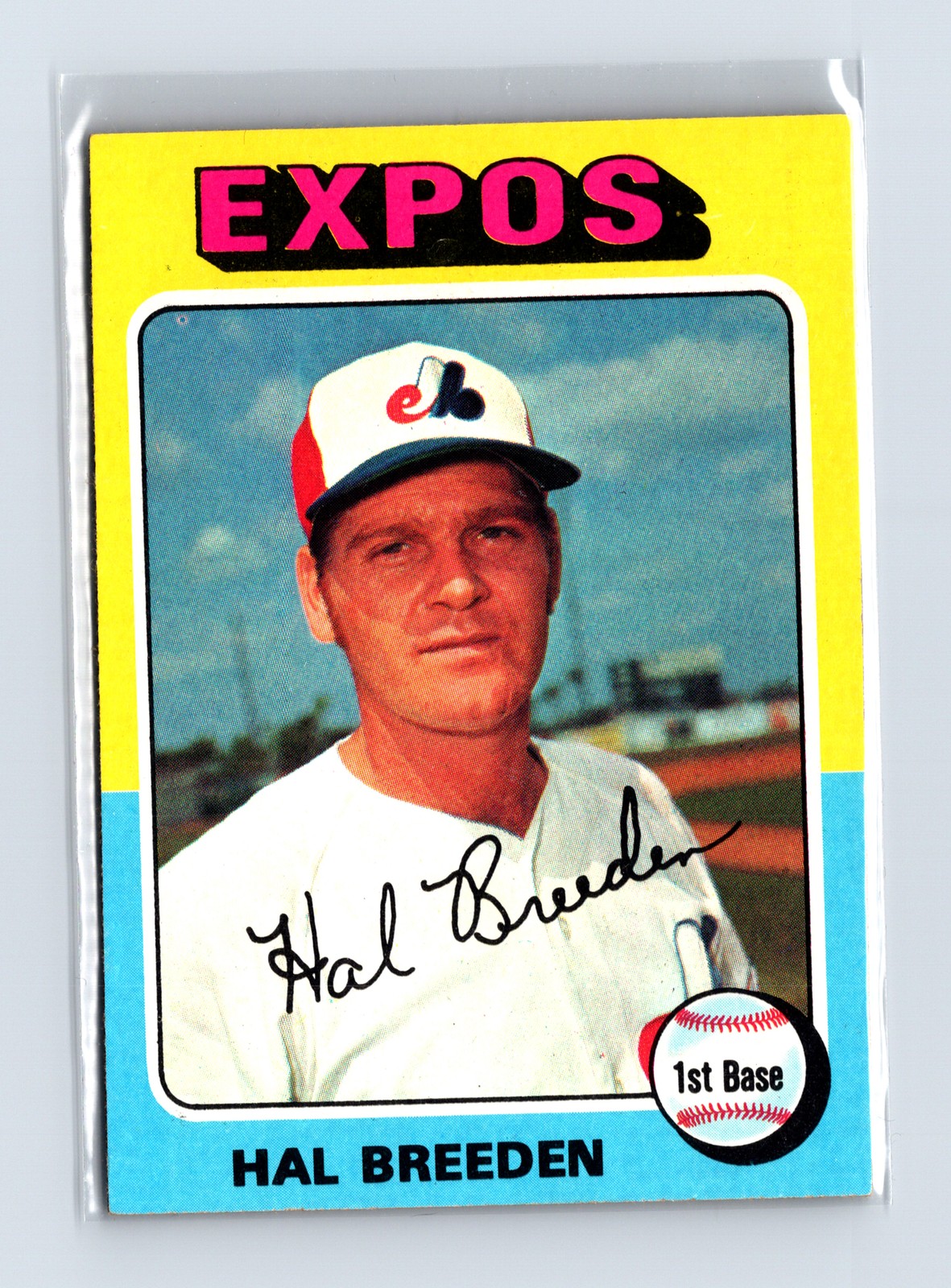 1975 Topps Baseball - SET BREAK - #341 Hal Breeden