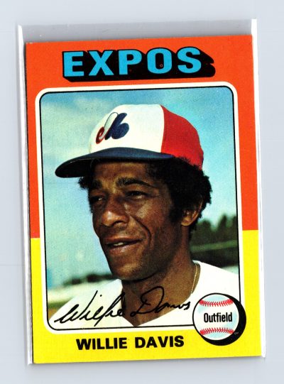 1975 Topps Baseball - SET BREAK - #10 Willie Davis