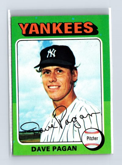 1975 Topps Baseball - SET BREAK - #648 Dave Pagan