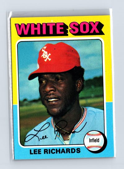 1975 Topps Baseball - SET BREAK - #653 Lee Richard Spelled Richards on Card