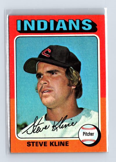 1975 Topps Baseball - SET BREAK - #639 Steve Kline