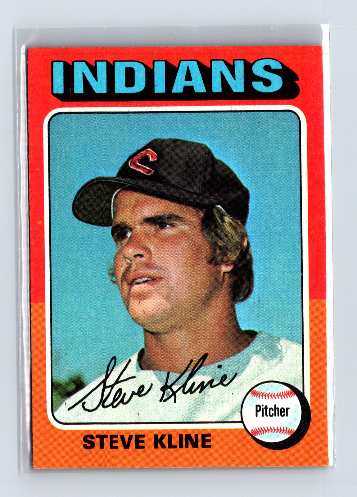1975 Topps Baseball - SET BREAK - #639 Steve Kline