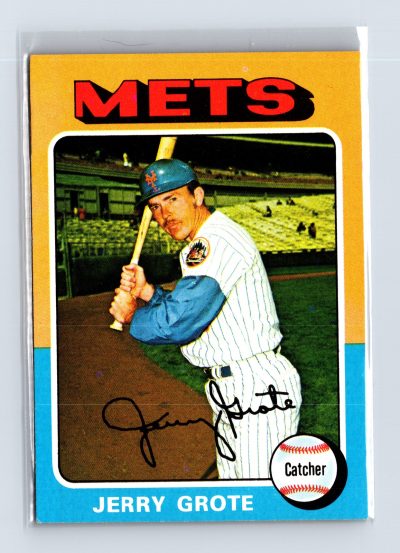1975 Topps Baseball - SET BREAK - #158 Jerry Grote