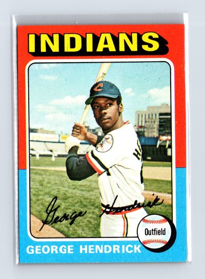 1975 Topps Baseball - SET BREAK - #109 George Hendrick