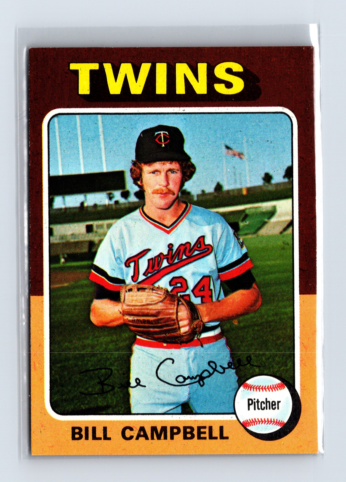 1975 Topps Baseball - SET BREAK - #226 Bill Campbell