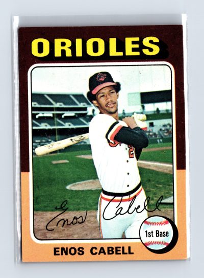 1975 Topps Baseball - SET BREAK - #247 Enos Cabell