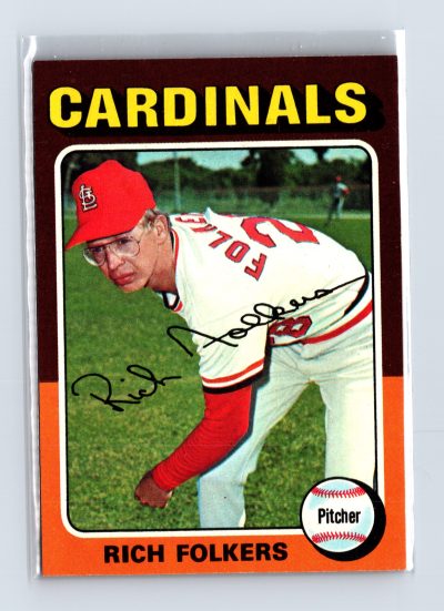 1975 Topps Baseball - SET BREAK - #98 Rich Folkers