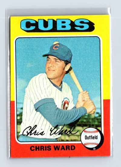 1975 Topps Baseball - SET BREAK - #587 Chris Ward (RC)