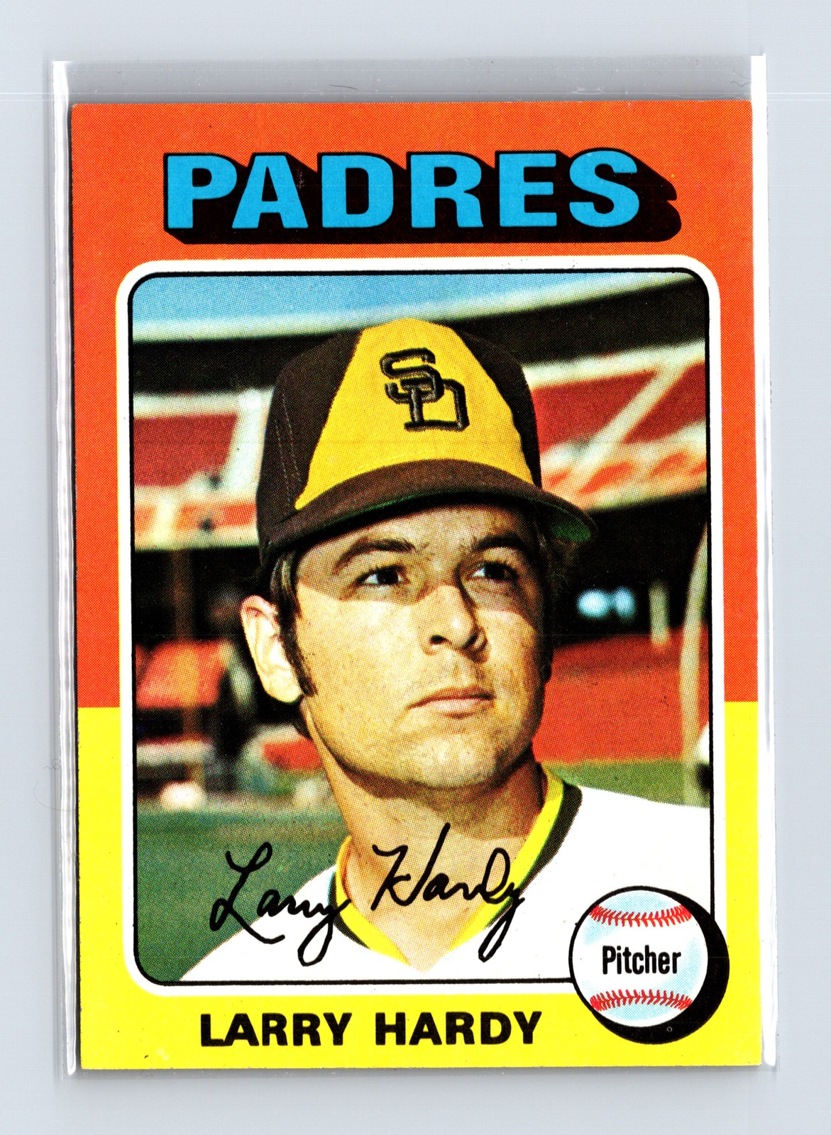 1975 Topps Baseball - SET BREAK - #112 Larry Hardy (RC)