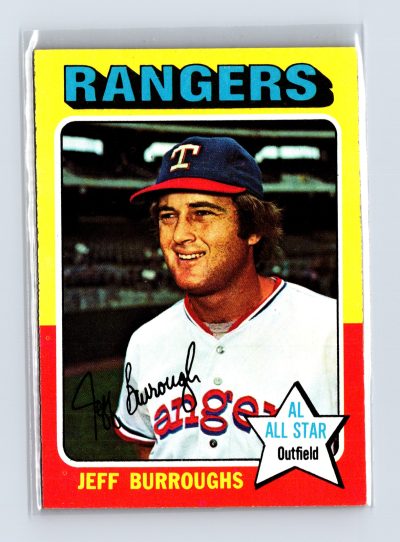 1975 Topps Baseball - SET BREAK - #470 Jeff Burroughs