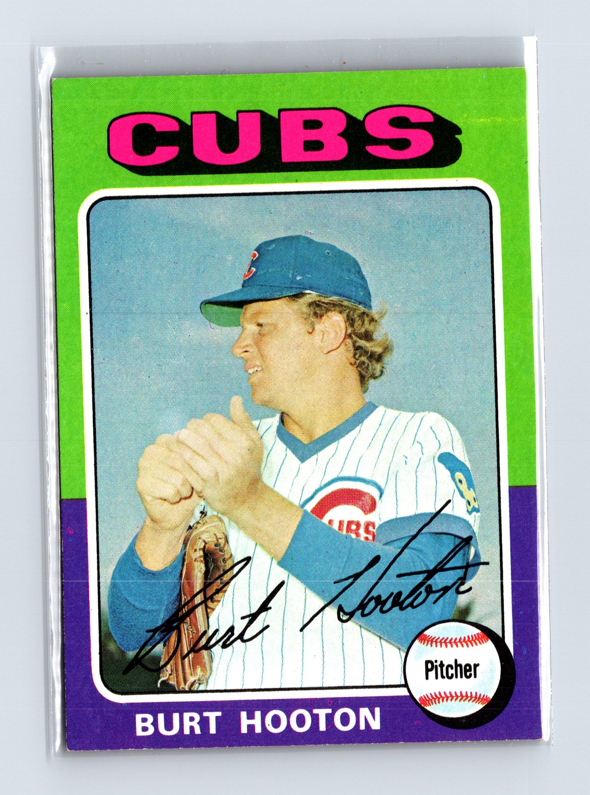 1975 Topps Baseball - SET BREAK - #176 Burt Hooton