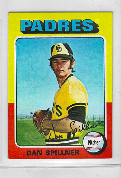 1975 Topps MINI Baseball - SET BREAK - Dan Spillner (RC) #222